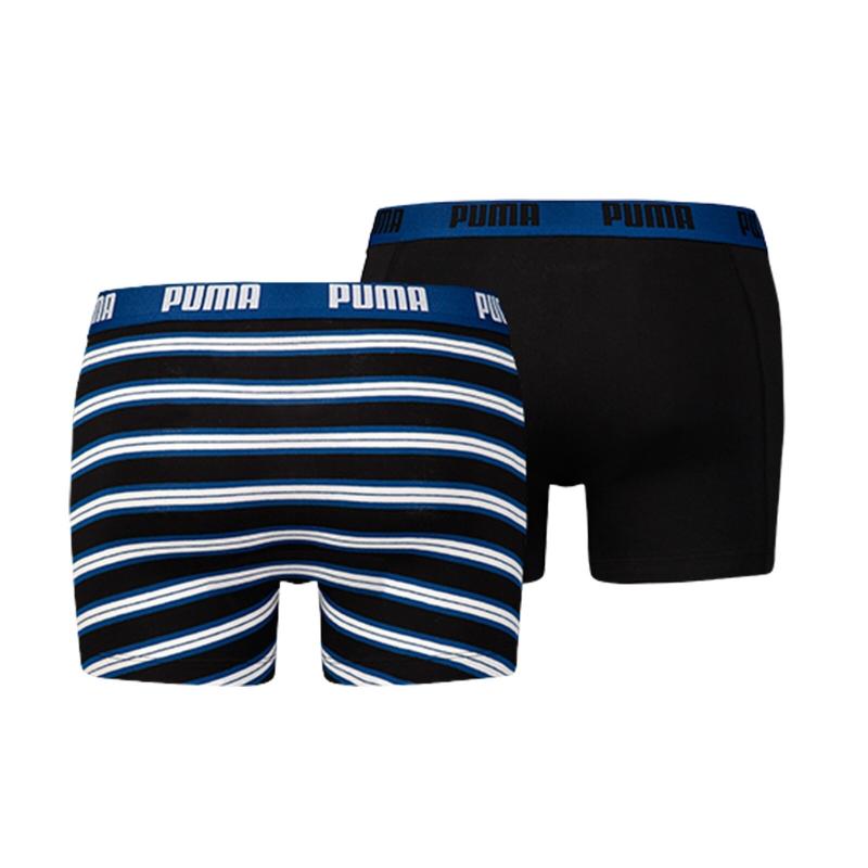 Puma - Boxer Retro Stripe - Set Ondergoed - M - Zwart