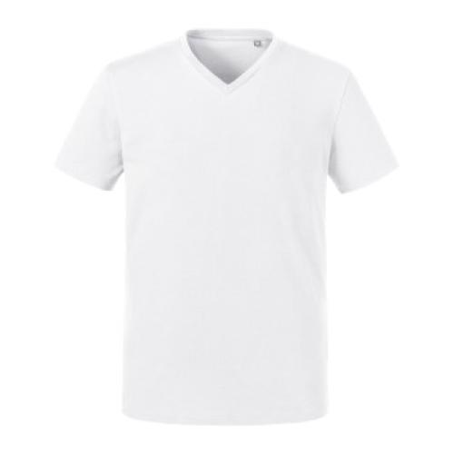 Russell Pure Organic Men Heavy Tee V Neck
