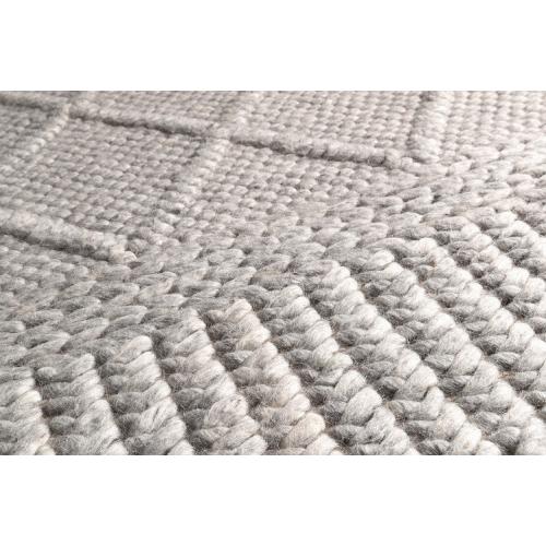 MOMO Rugs - Vloerkleed Grey 608/001/103 - Staalaanvraag