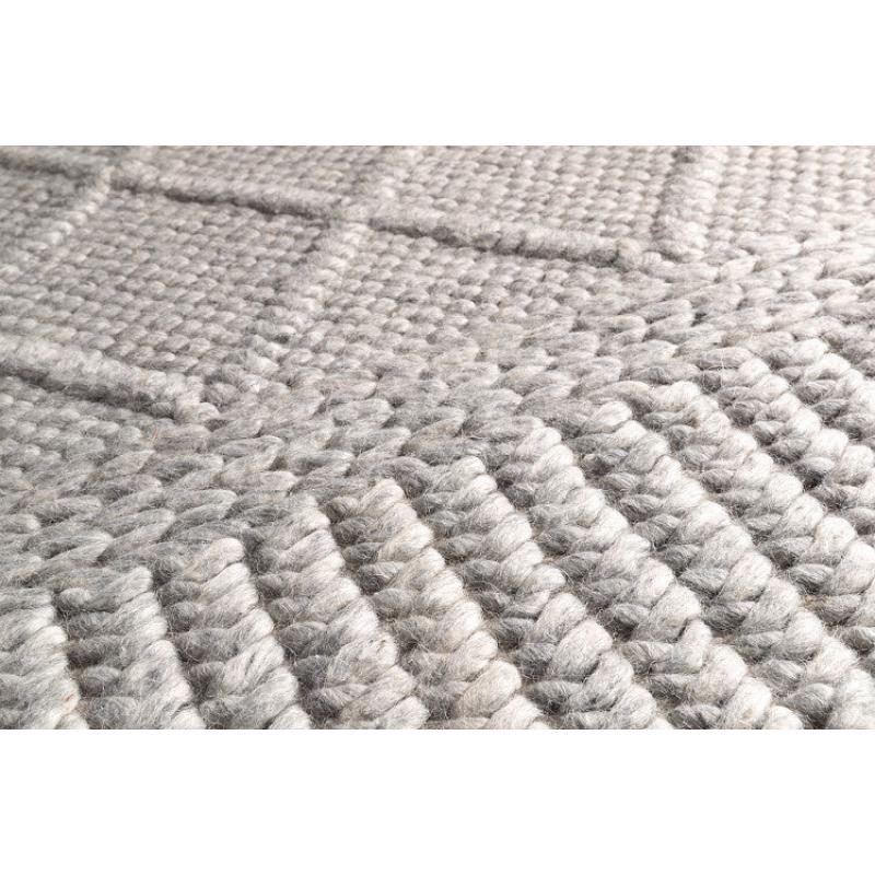 MOMO Rugs - Vloerkleed Grey 608/001/103 - Staalaanvraag