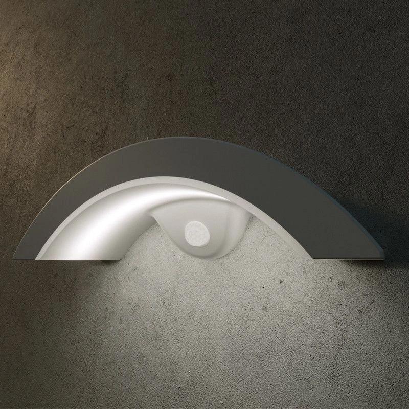 Solar wandlamp ufo ii met bewegingsmelder buitenlamp op zonne energie