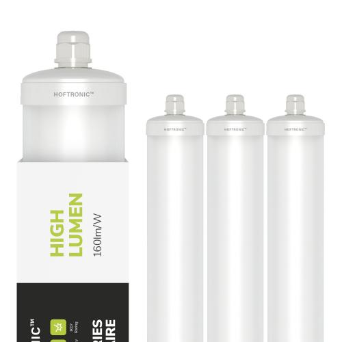 HOFTRONIC™ Set van 4 LED TL armaturen 150cm - IP65 Waterdicht - 32 Watt 5120 Lumen (160lm/W) - 6500K Daglicht wit - Koppelbaar - IK07 - S-Series Tri-Proof plafondverlichting