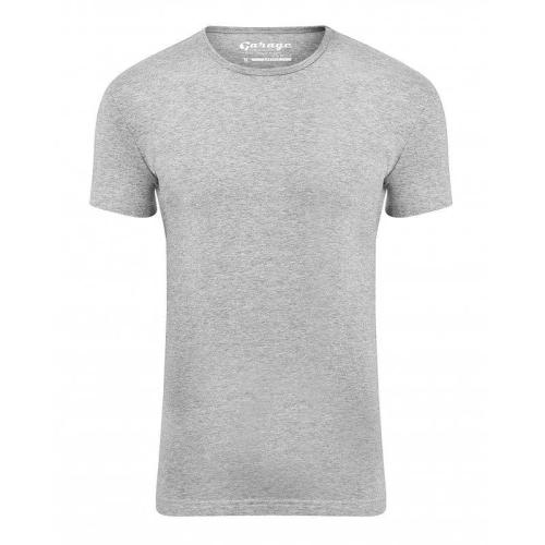 Garage T shirt 1pack Body Fit Ronde Hals Grijs L