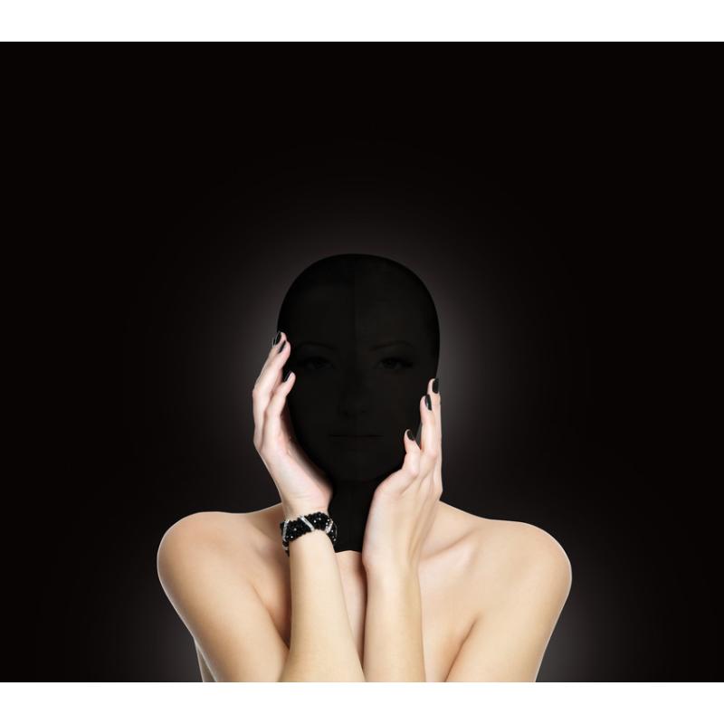 Spandex Masker volledig dicht - Subjugation Mask
