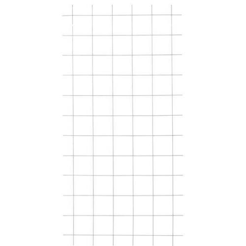 Draadmat staal | Cubic recht naturel (90 x 180 cm)