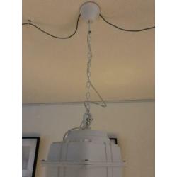 Hanglamp wit industriëel