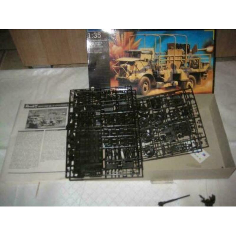 D-132,revell 1-35,nr,030030,bedford ql + 6pdr gun