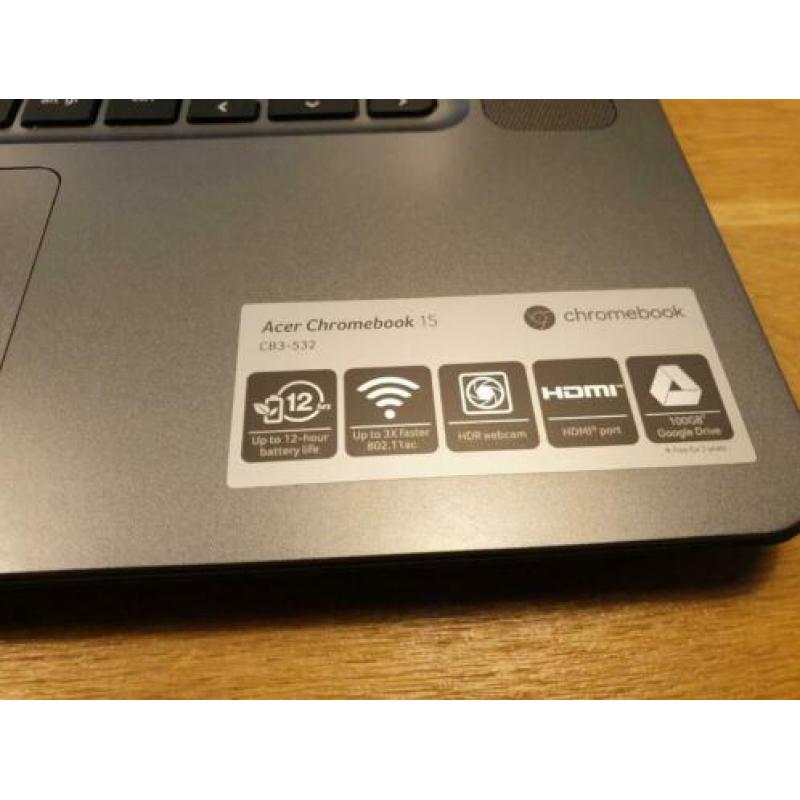Acer Chromebook 15,6 inch zgan
