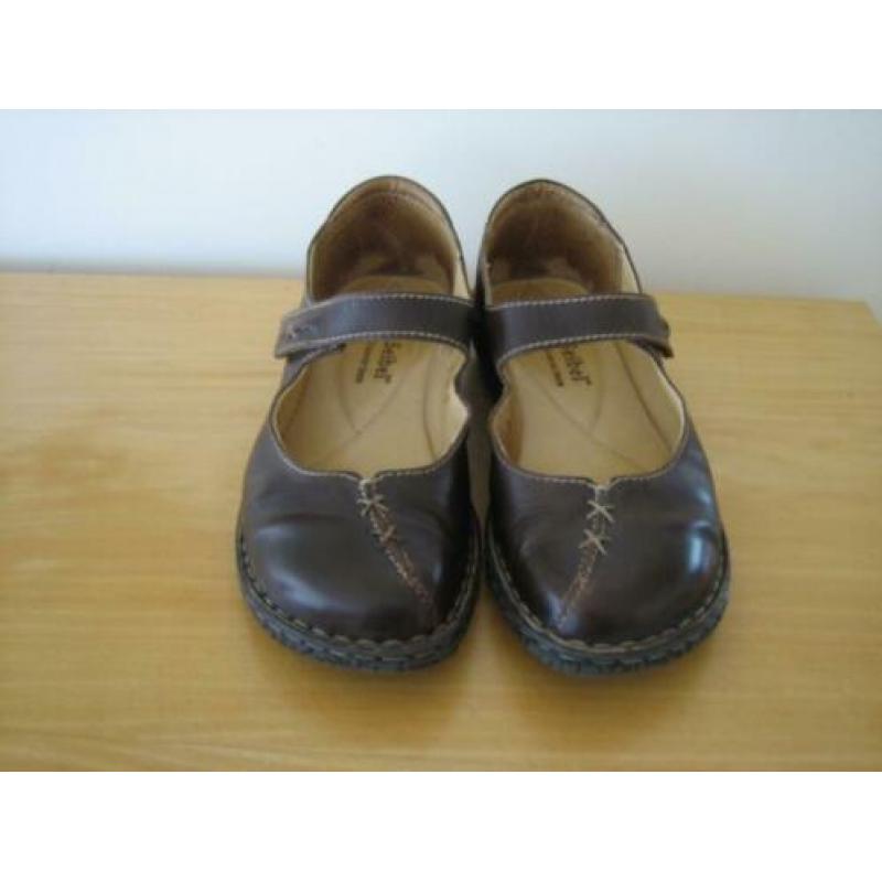 Comfortabele bruin leren schoen JOSEF SEIBEL 37 snazzeys