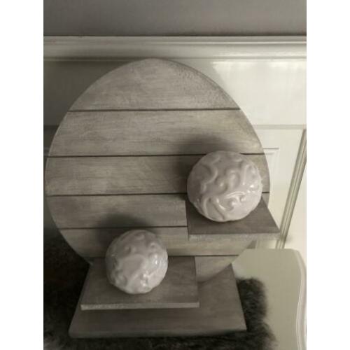 Houten ornament paasei