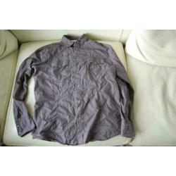 ARMANI JEANS GRIJS overhemd MAAT 3XL XL L