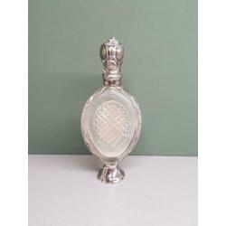 Antiek Glazen en Zilver Odeurflacon. €60,-.