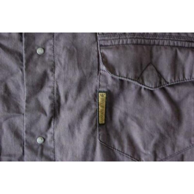 ARMANI JEANS GRIJS overhemd MAAT 3XL XL L