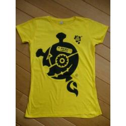 LOWLANDS 2011 t- shirt geel maat S - nieuw -