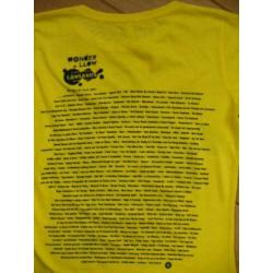 LOWLANDS 2011 t- shirt geel maat S - nieuw -