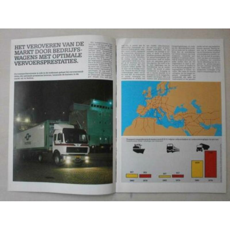 Mercedes Benz folder/Mercedes Benz vrachtwagens van Europa