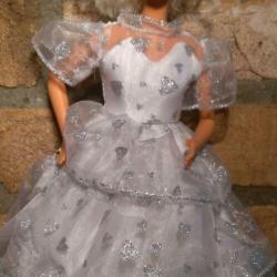 Jurken, kleding voor Barbiepop. Handwerk, handgemaakt