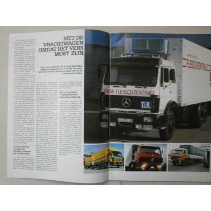 Mercedes Benz folder/Mercedes Benz vrachtwagens van Europa
