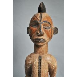IGBO, Nigeria, fraai contrastrijk beeld, 2e helft 20e eeuw
