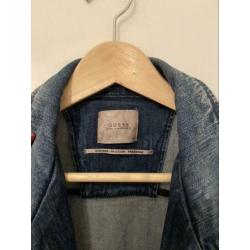 Guess jeans jack met leren mouwen