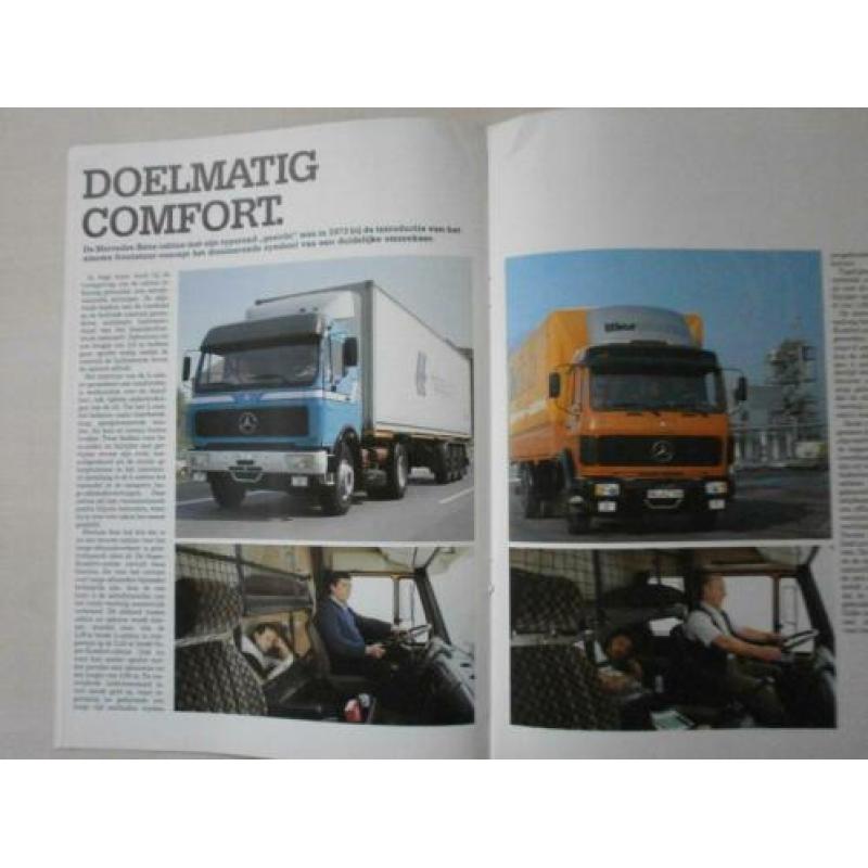 Mercedes Benz folder/Mercedes Benz vrachtwagens van Europa
