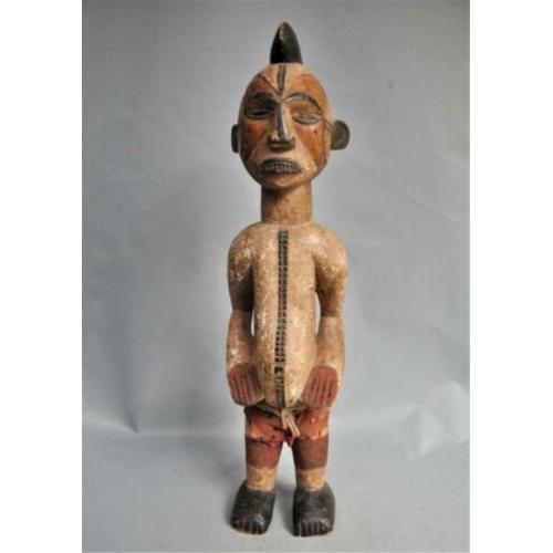 IGBO, Nigeria, fraai contrastrijk beeld, 2e helft 20e eeuw
