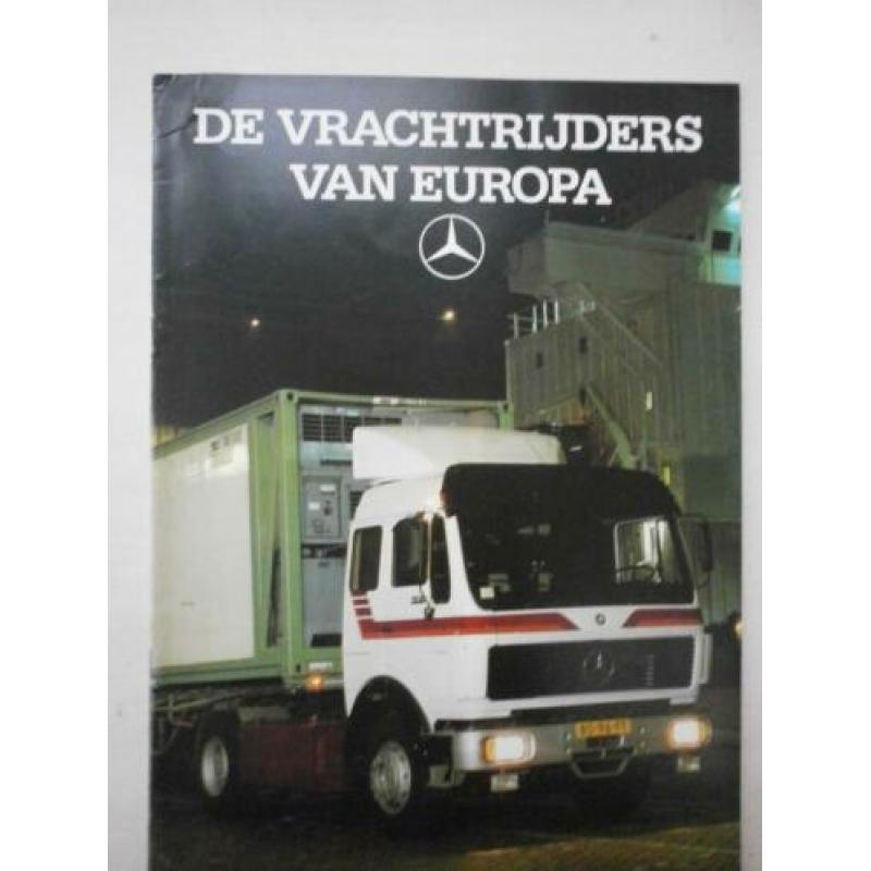 Mercedes Benz folder/Mercedes Benz vrachtwagens van Europa