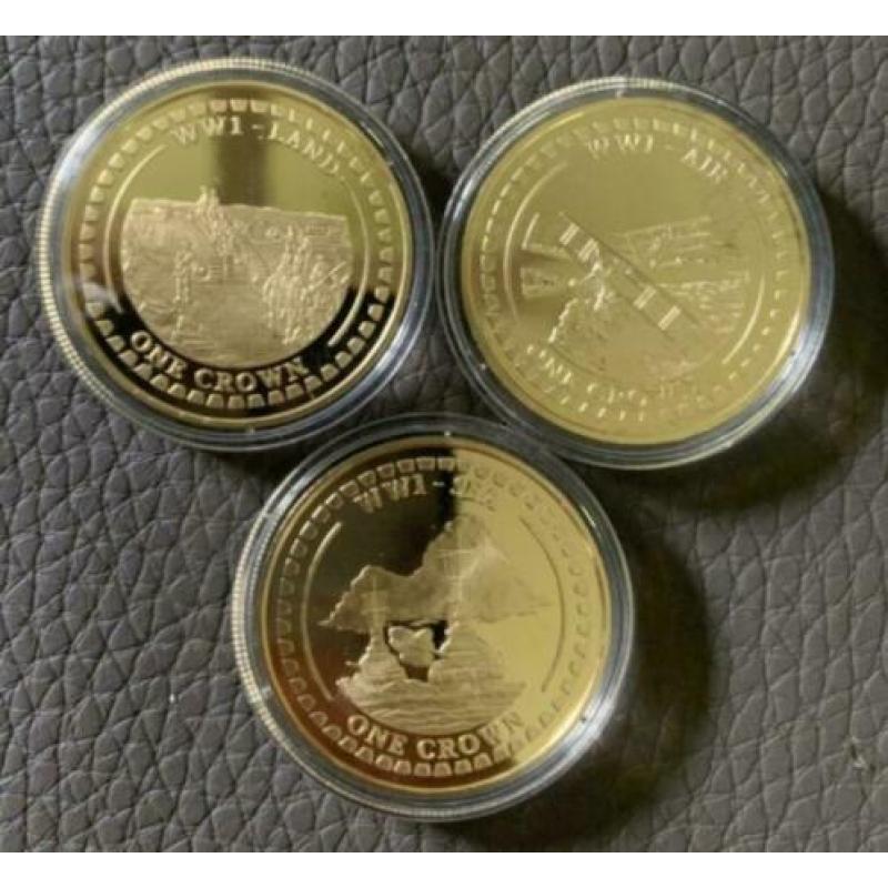 Verzamelmunten Verguld ( Diverse Gouden Munten )