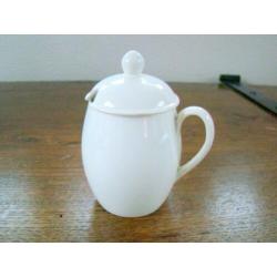 Antiek creamware Wedgwood mosterdpotje