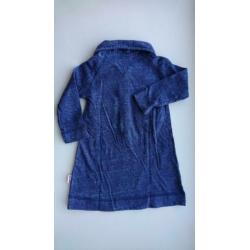 Tof, blauw gemeleerd jurkje, Kik Kid, maat 62