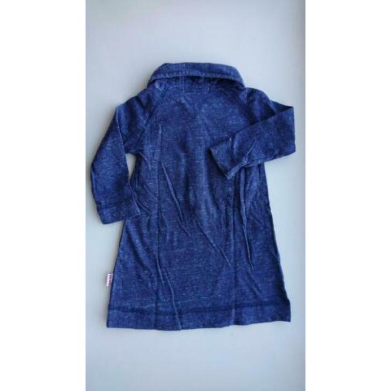 Tof, blauw gemeleerd jurkje, Kik Kid, maat 62