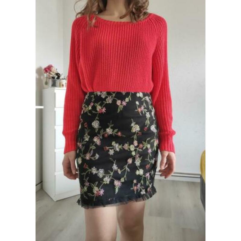 Nieuw uniek set rok blouse zomer rokje maat s handgemaakt