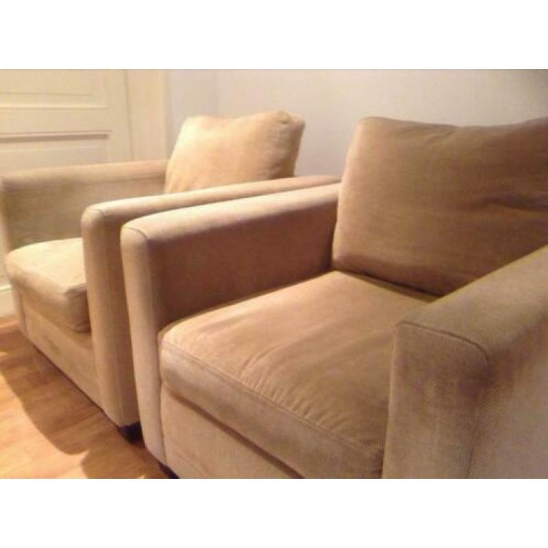 2 fauteuils/stoelen, ook los te koop 50 euro per stuk