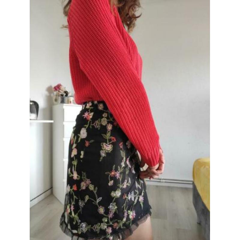Nieuw uniek set rok blouse zomer rokje maat s handgemaakt