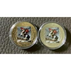 Verzamelmunten Verguld ( Diverse Gouden Munten )