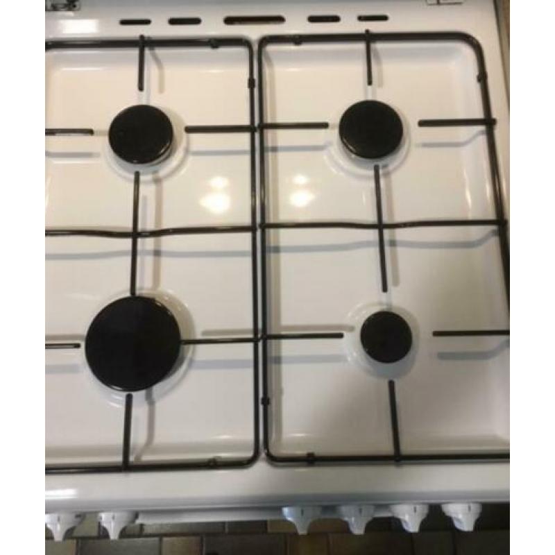 fornuis, vrijstaand/gaskookplaat met elektrische oven/grill