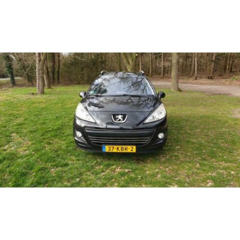 Peugeot 207 1.6 16V SW CLIMA Cruise AUT 2009 Zwart LPG G3