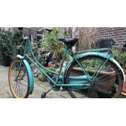 Omafiets. Westerpark Amsterdam rijd lekker