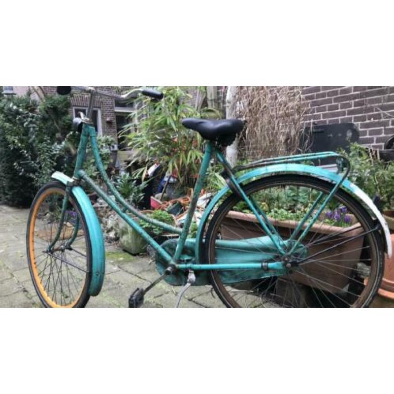 Omafiets. Westerpark Amsterdam rijd lekker
