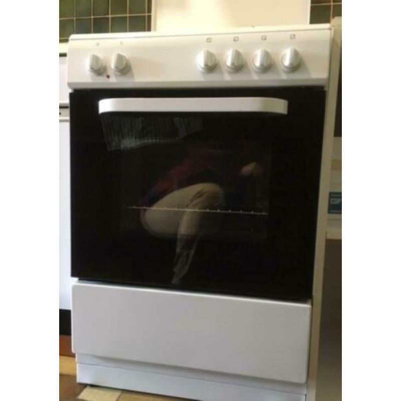 fornuis, vrijstaand/gaskookplaat met elektrische oven/grill