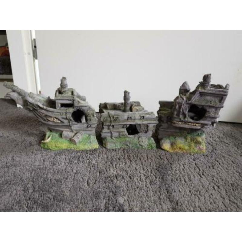 Piratenschip voor aquarium