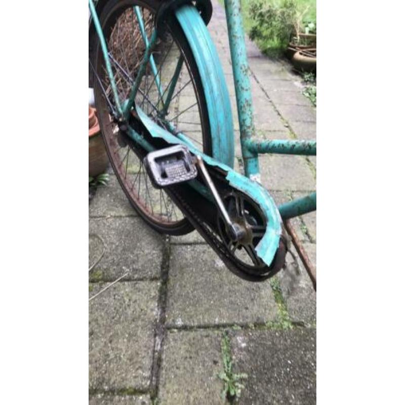 Omafiets. Westerpark Amsterdam rijd lekker