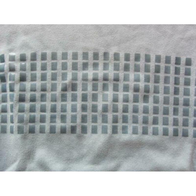 blauwe longsleeve met opdruk van dept, maat xs