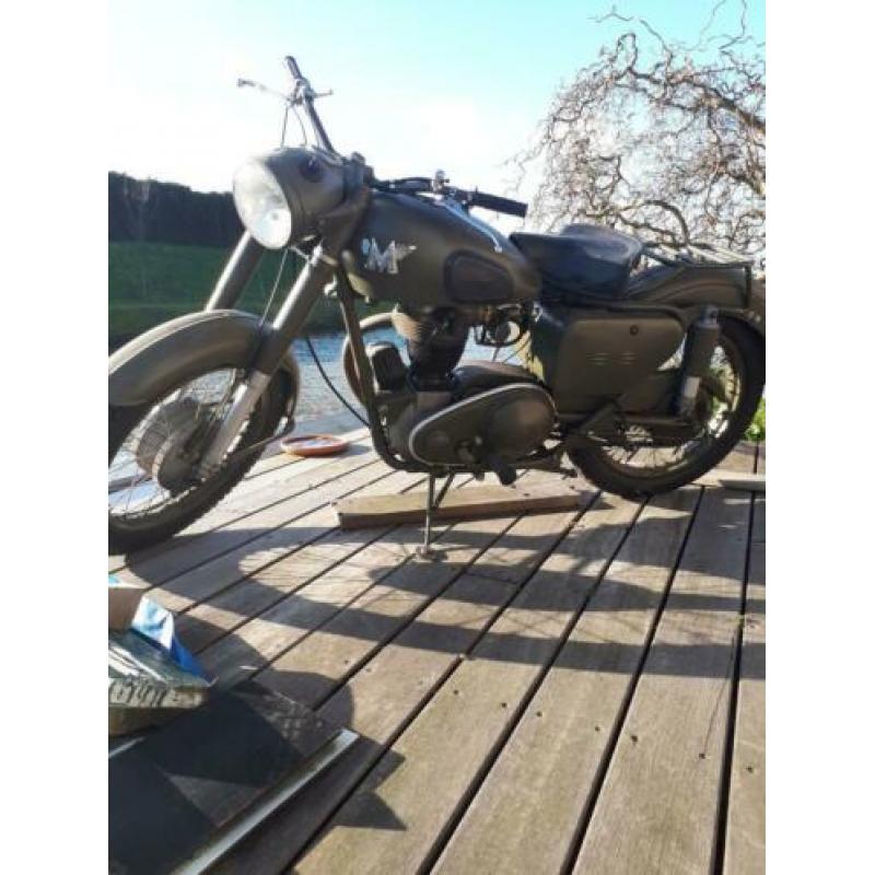 Matchless G3L. Legergroen.