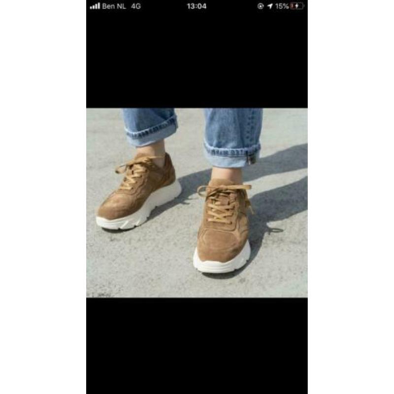 Sneaker Tango Kady Fat, Cognac, Maat 39