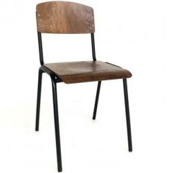 VINTAGE RESTAURANT STOELEN SCHOOLSTOELEN, stoel smokey 798