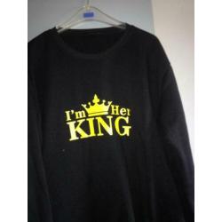 setjeTRUI ; heren I'M HER KING en dames I'M HIS QUEEN