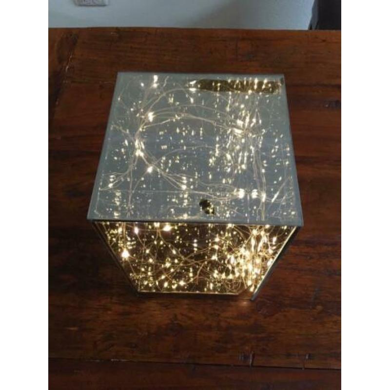 Spiegelglas light cube lamp