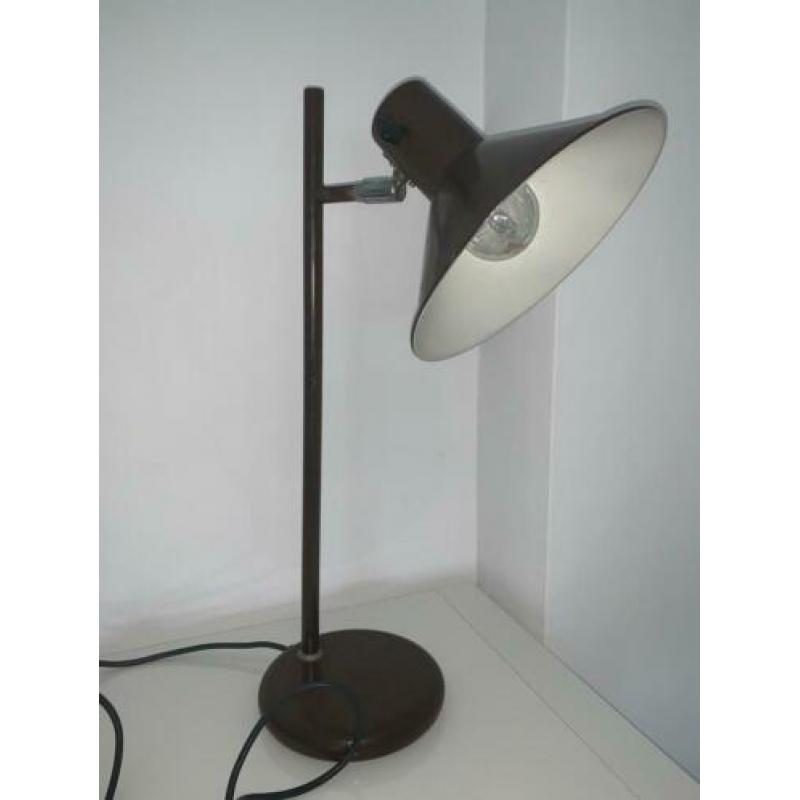 Retro vintage metalen tafellaken bureaulamp