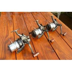 3x Daiwa Infinity X 5000 BR BaitRunner karper molens
